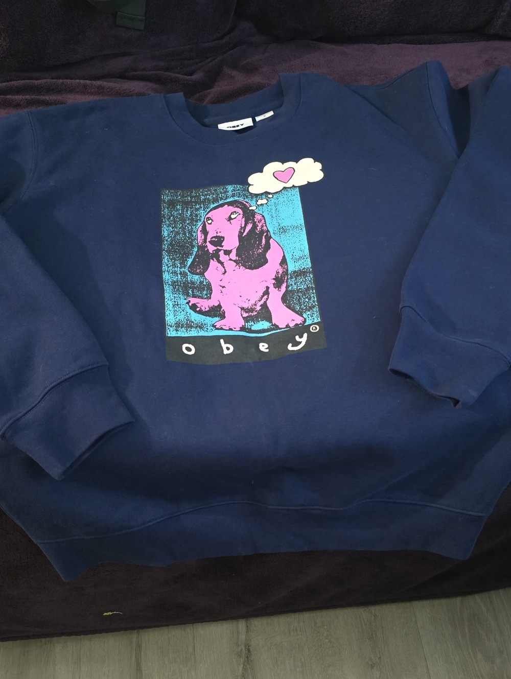Obey Love Pup Crewneck